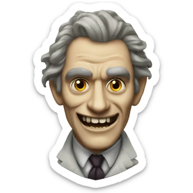 Mr Hyde from the strange case of Dr Jekyll and Mr Hyde sticker