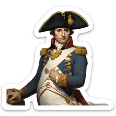napoleon bonaparte says there is nothing we can do meme sticker
