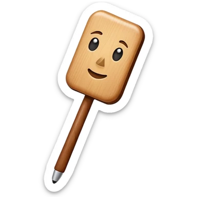 classic finger pointer stick toy, simple, playful, clear details sticker