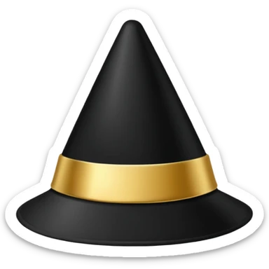 new years eve hat   sticker