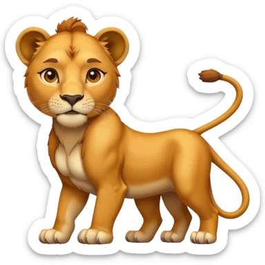 Lioness sticker