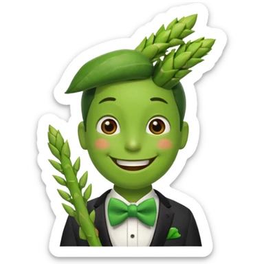 Junior Asparagus from VeggieTales sticker