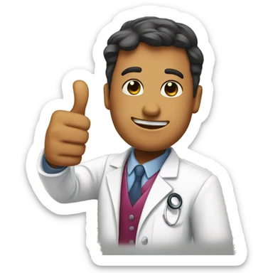 thumbs up dr sticker