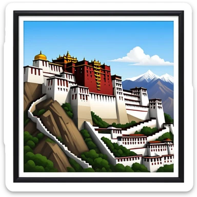 potala palace sticker
