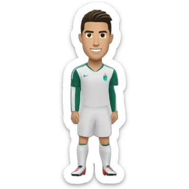 cristiano ronaldo haciendo una chilena sticker