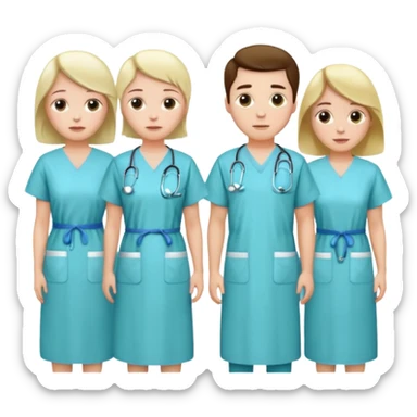 patients hospital sticker