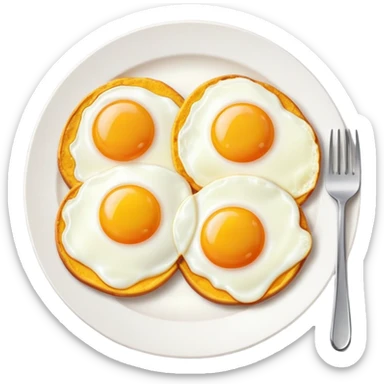 Eggs breakfast aesthetic  sticker