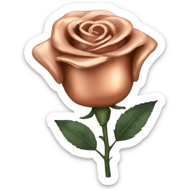 Rose gold happy new year sticker