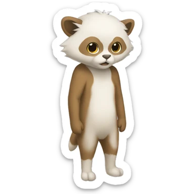 Cacomistle full body sticker