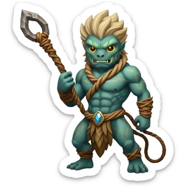 earth elemental long whip sticker