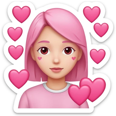 😍this but with pink hearts instead of red sticker
