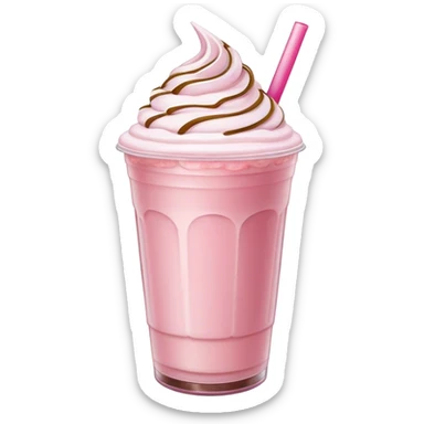 Pink frappe  sticker