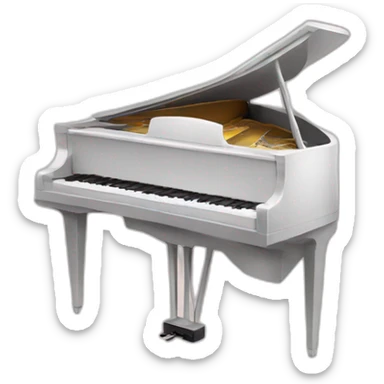 piano sticker