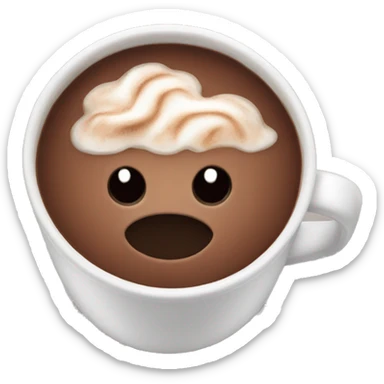 hot chocolate  sticker