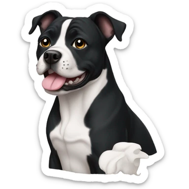 Black Staffordshire  sticker
