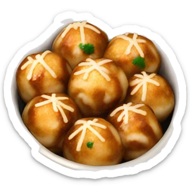Takoyaki polpo balls dish sticker