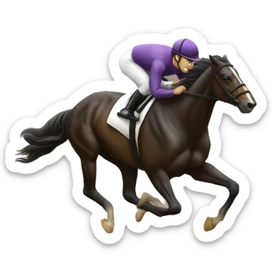 New Zealand trotting horse winning a race sticker