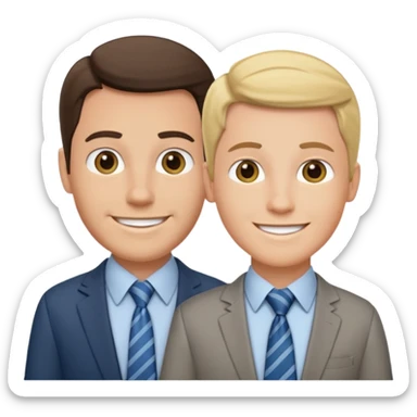 Duas Testemunha de jeová pregando  sticker