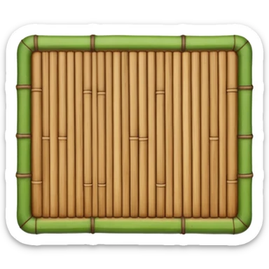 bamboo doormat sticker