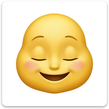 Smirking emoji looking down eyes closed sticker