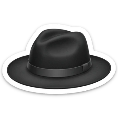 Black hat 🧢 sticker