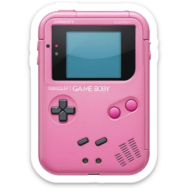 pink gameboy sticker