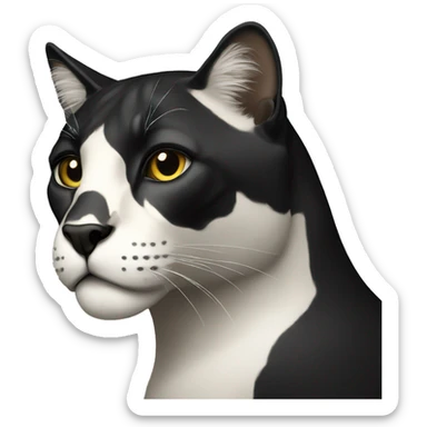 panthere noir sticker