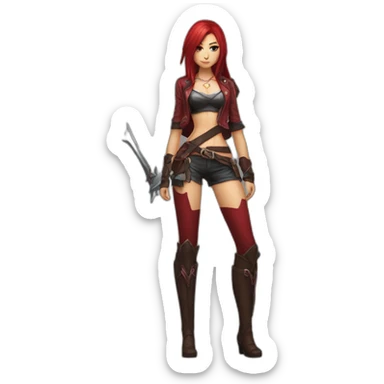 Katarina legs sfw sticker