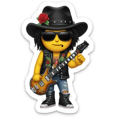 Guns n roses sticker