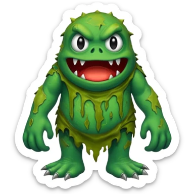 Swamp monster   sticker
