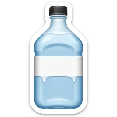 bleach chemical product sticker