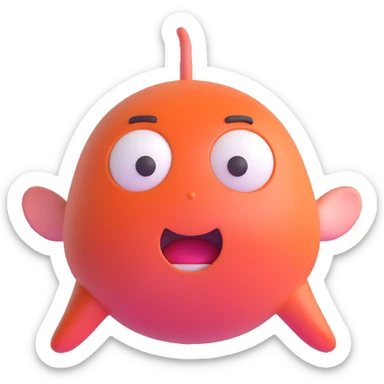 Titeuf character surprised expression sticker