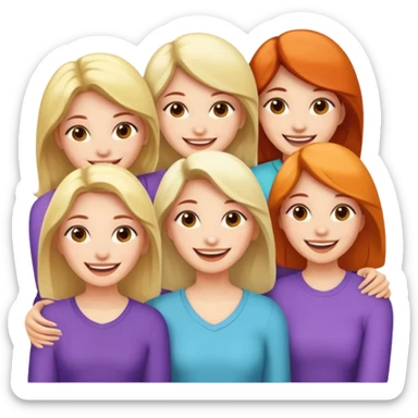 ha sisters and kalogeras sisters together sticker