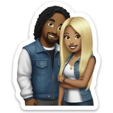 Trueno y Nicki Nicole  sticker