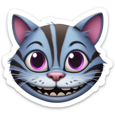 cheshire cat sticker