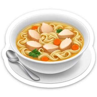 Chicken noodle soup  sticker