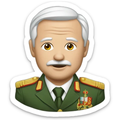 The President of Belarus sticker