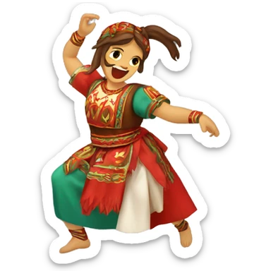 Bulgarian horo dance sticker