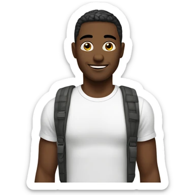 White guy that’s gay sticker