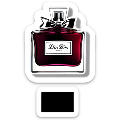 Perfume dior  sticker