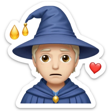 Male, mysterious wizard, 8 emojis, sad, happy, angry, confused, love, crying, neutral, random, no background, anime style sticker
