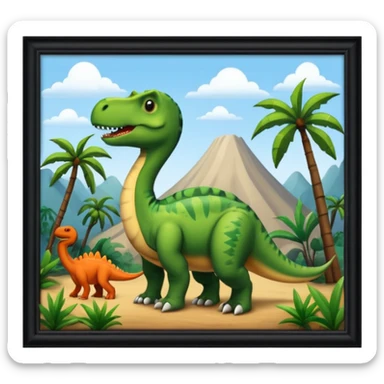 dinosaur museum sticker