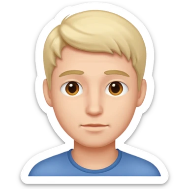 Tender Portrait male sticker