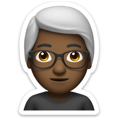 My Memoji with an eye mask for sleeping sticker