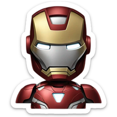 iron man, Waist Shot sticker