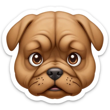 A stank aroma dog sticker