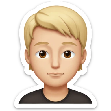 cocky smirk eyes closed sticker