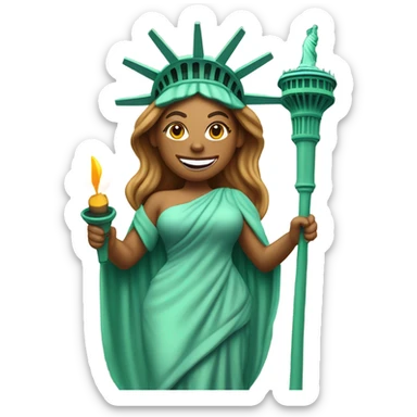 Wendy Williams Statue of Liberty  sticker