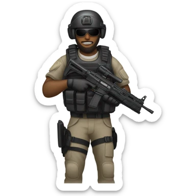 Police SWAT operator sticker
