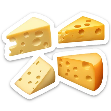Blocks of cheese and anomalies bumping mp3 sticker